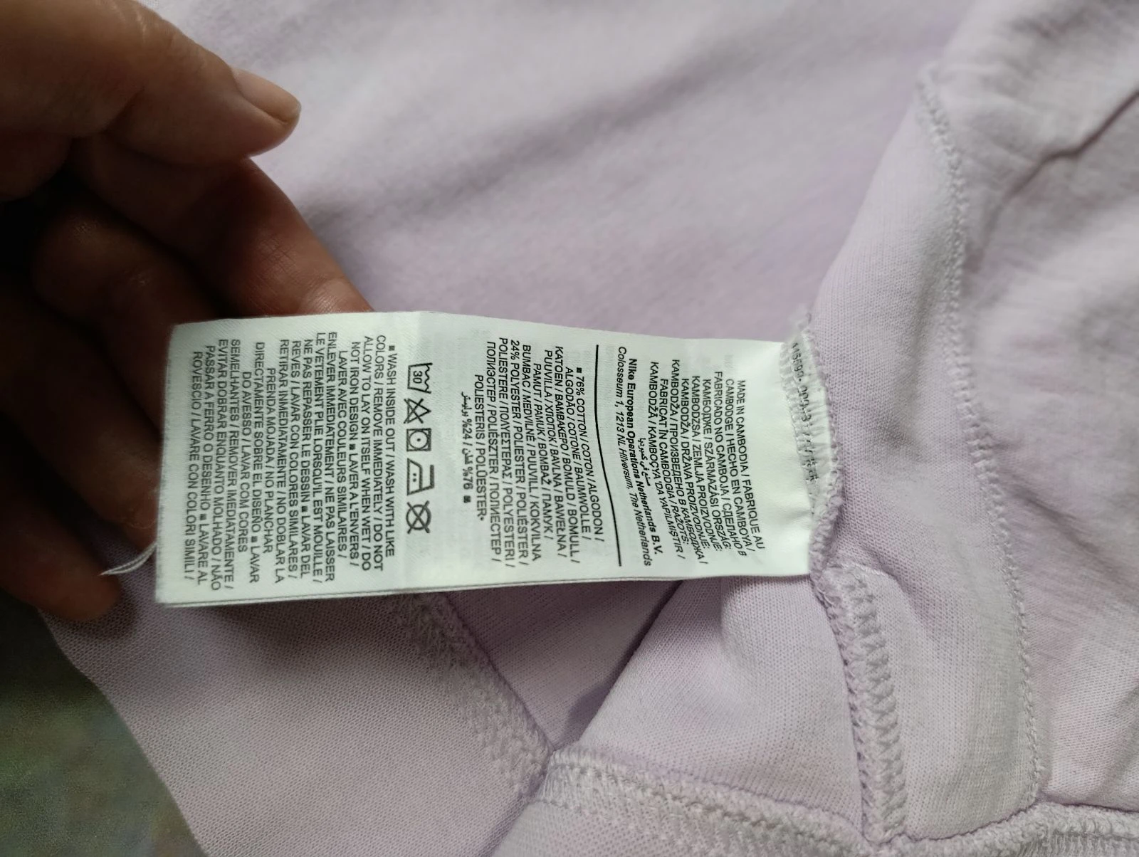 Sudadera con capucha Nike Sportswear de cremallera completa Lavanda Talla M para mujer – photo 7